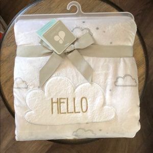 Brand new Hello baby blanket